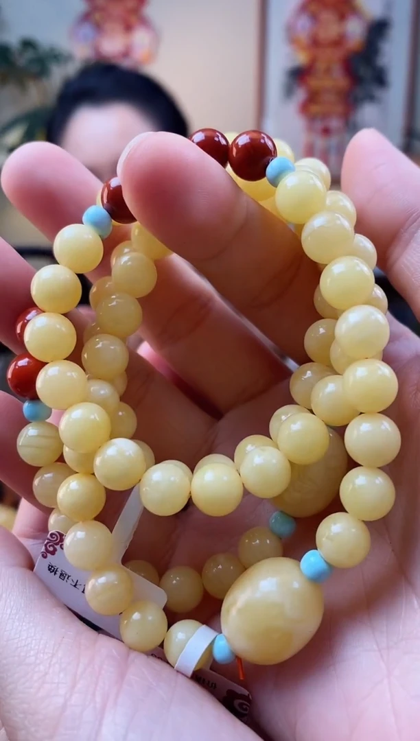 【闪购商品】琥珀手串未镶嵌手串(多样性发其一）