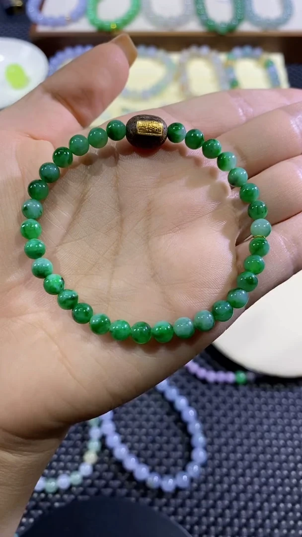 翡翠散珠天然翡翠A货