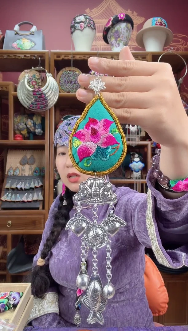 刺绣压襟55 甜甜家