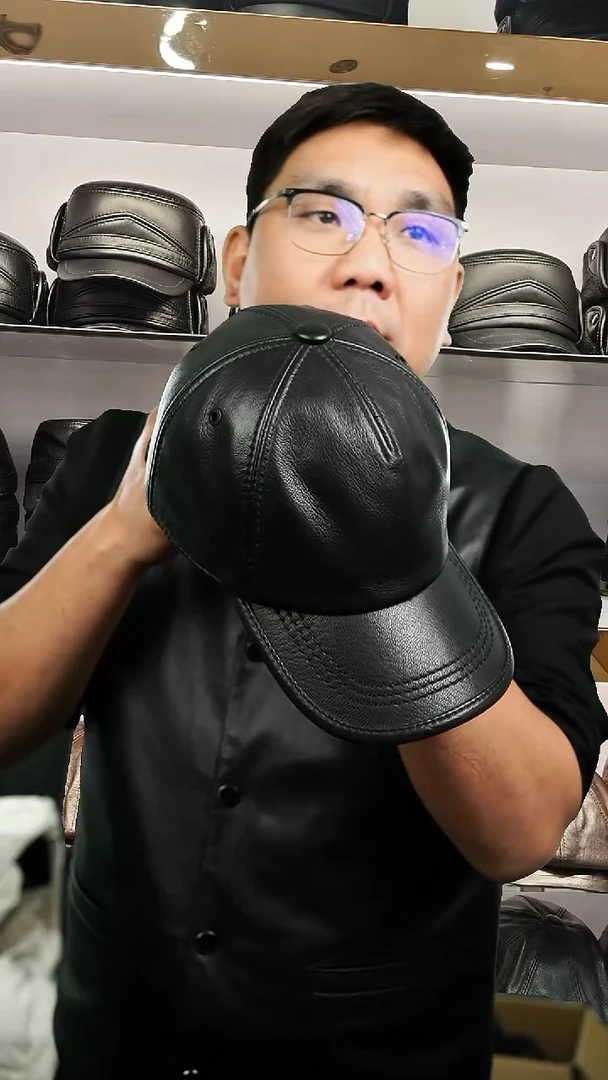 羊皮（革）真皮帽子01