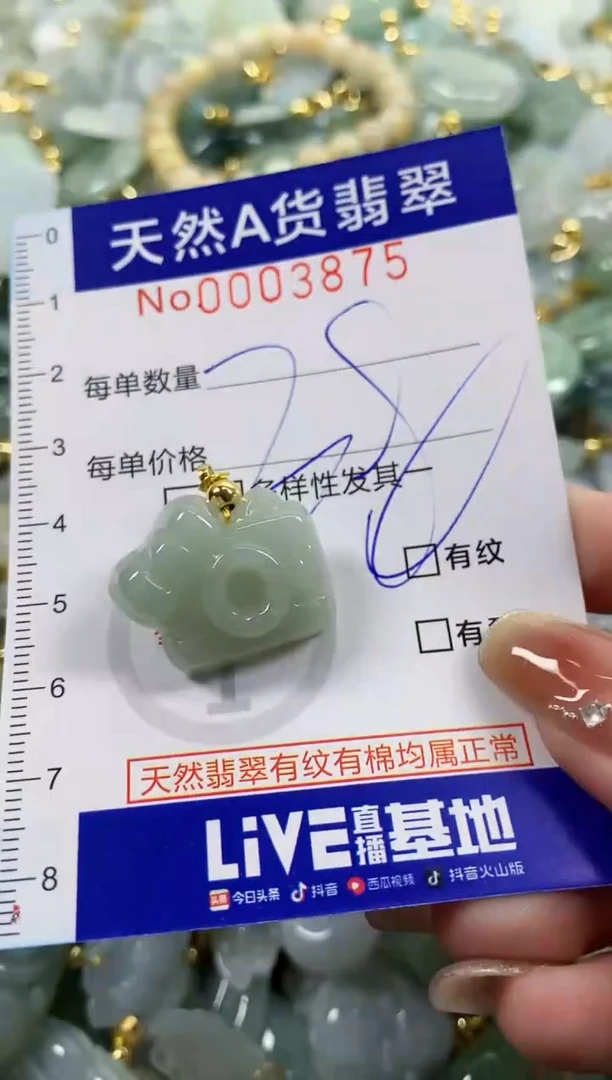 颈饰未镶嵌翡翠天然A货翡翠