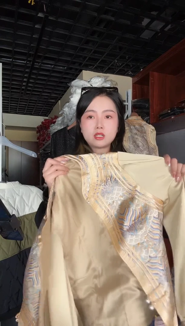 金色纱袖xl