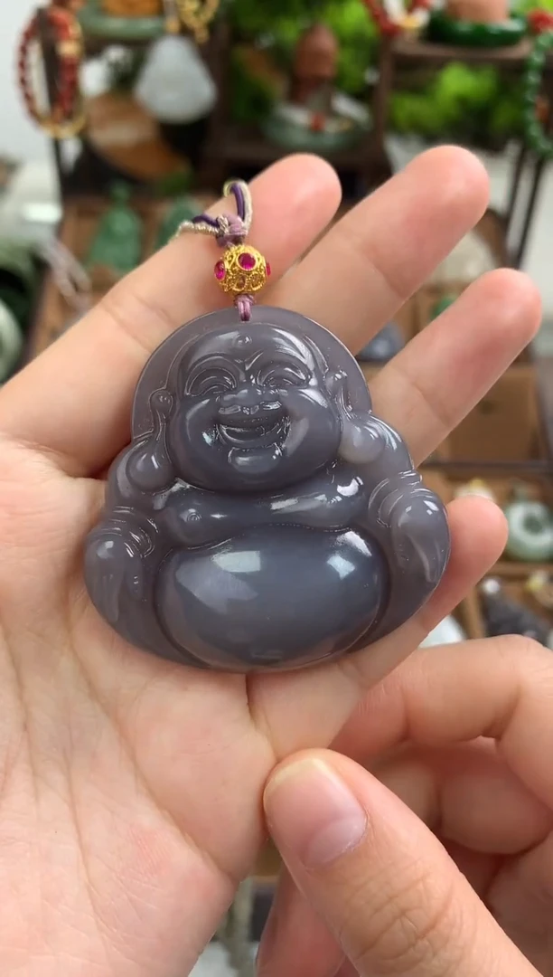 【闪购商品】和田玉颈饰18K金镶嵌吊坠