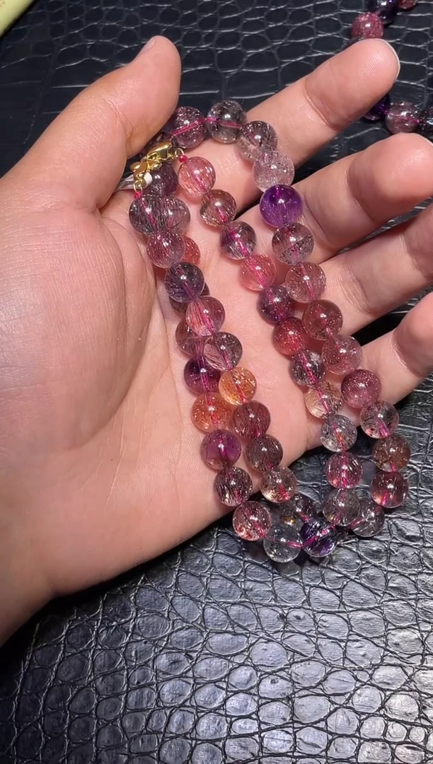 项链未镶嵌水晶水**心超七项链（多样性发其一）