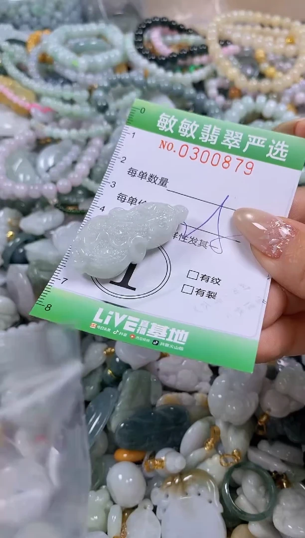 翡翠未镶嵌颈饰闪购0300879