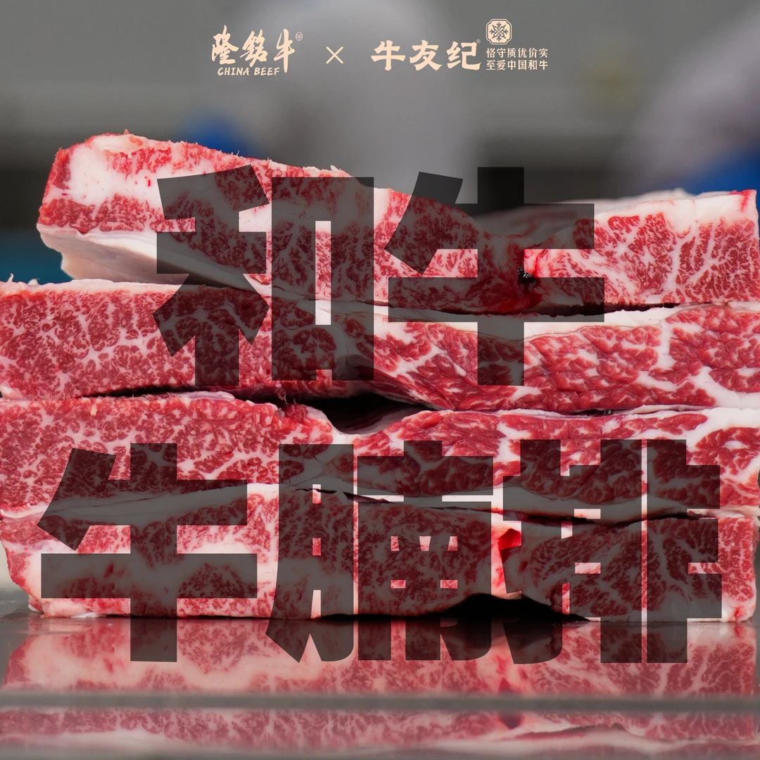原切牛排【隆铭纯血和牛-A5牛腩排】国产谷饲和牛牛腩排A5现场称重