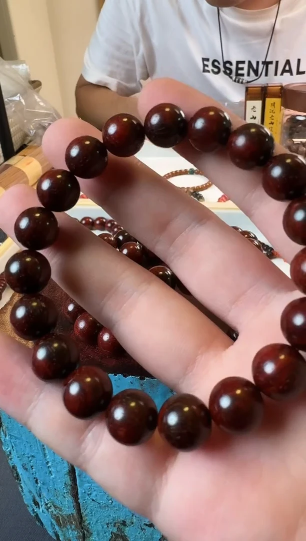 檀香紫檀（小叶紫檀）手串/手链小叶拆房老料11mm手串