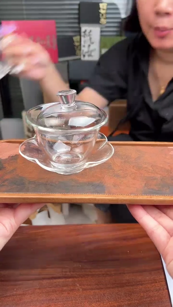 禾墨舒文盖碗透明色