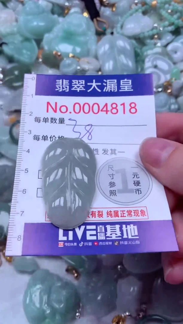 吊坠(不含链)未镶嵌翡翠4818