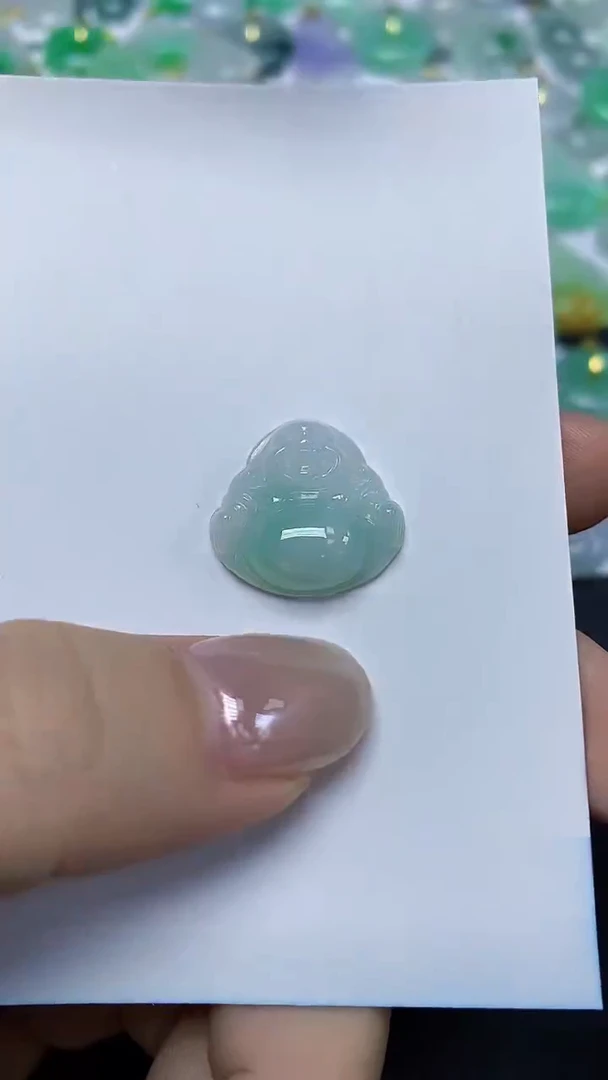 翡翠未镶嵌颈饰天然缅甸翡翠A货