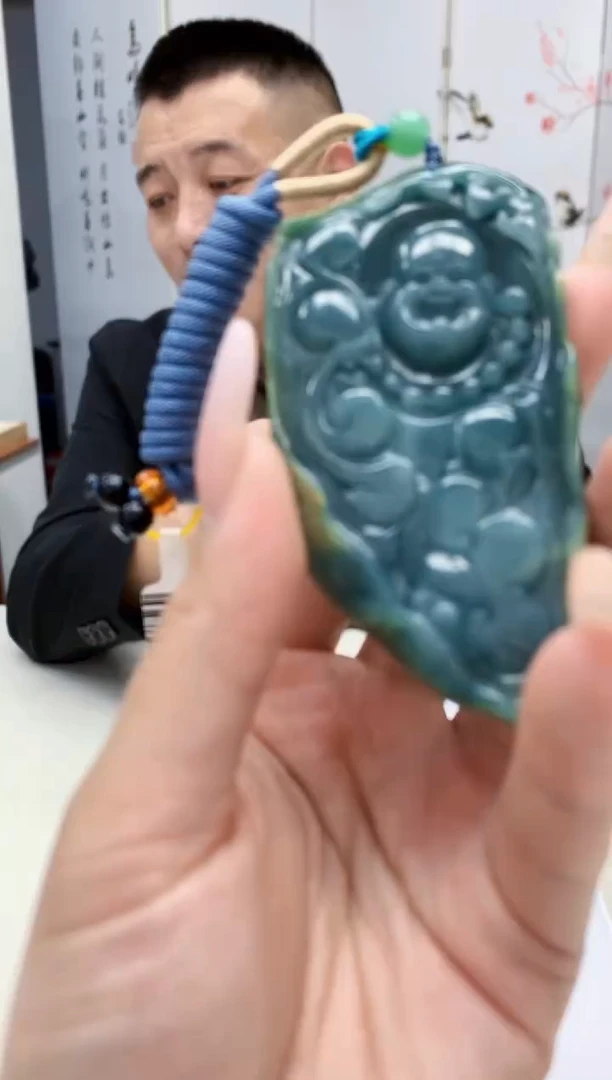 【闪购商品】定制翡翠未镶嵌4812lr-毛货挂件148