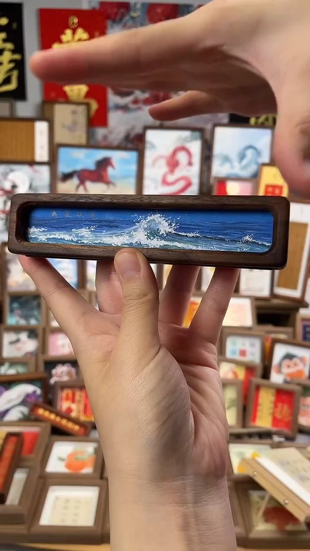 国画纯手绘书法绘画作品