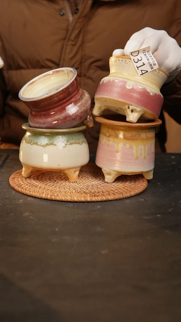 【闪购商品】瓷片泥泥多肉花盆