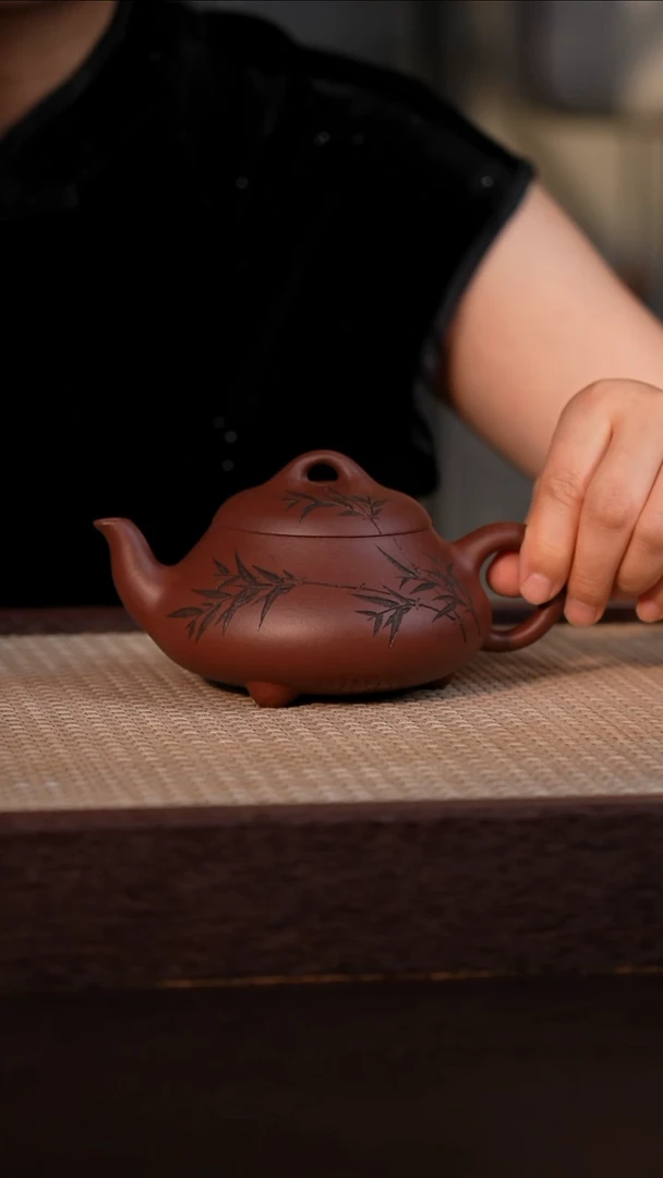 茶壶紫砂紫泥 300cc
