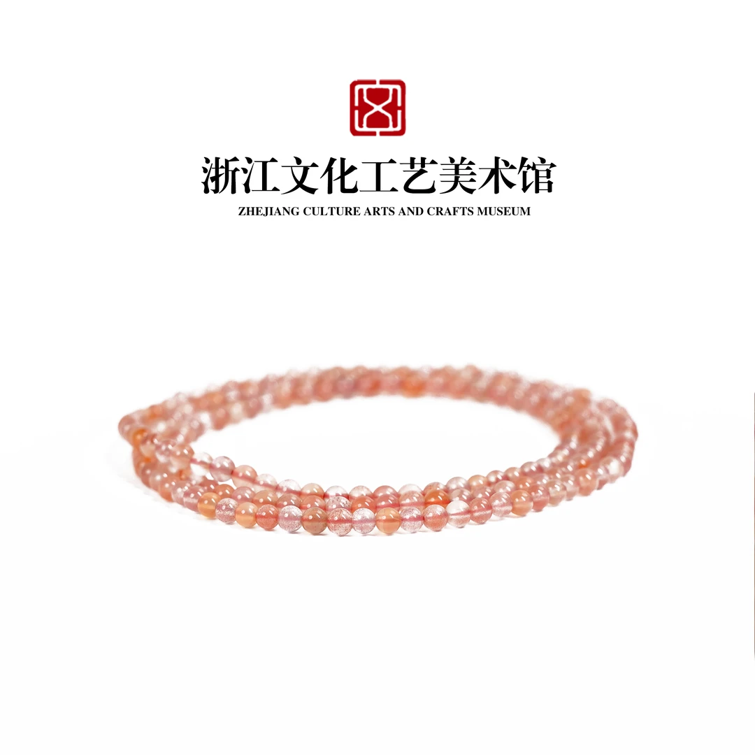 南红杨柳料手串4mm多圈