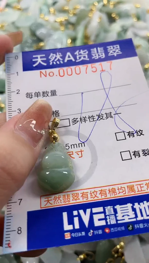 颈饰未镶嵌翡翠天然A货翡翠