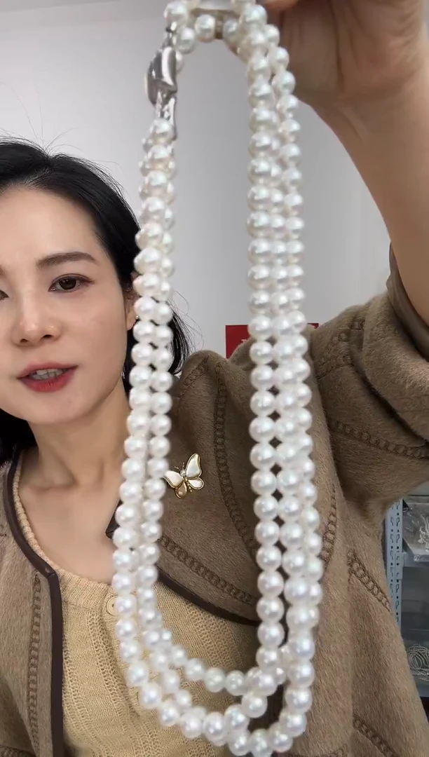 未镶嵌丨淡水珍珠极光AK珍珠项链多样性发货一件@@C1347