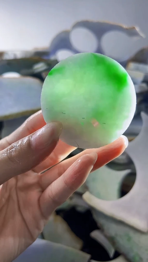 裸石翡翠缅甸翡翠A货陈5409