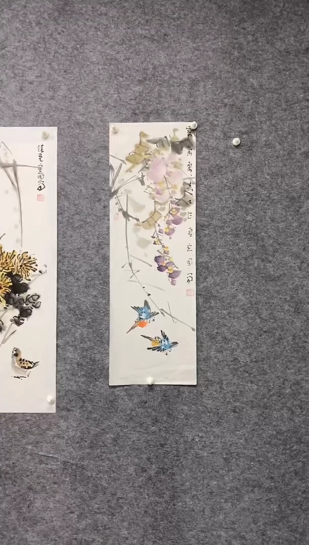 国画尚定固国画作品