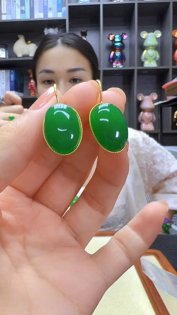 颈饰14K金镶嵌翡翠丹丹diy劲饰