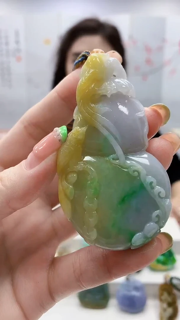 未镶嵌定制翡翠4829ry-毛货挂件262