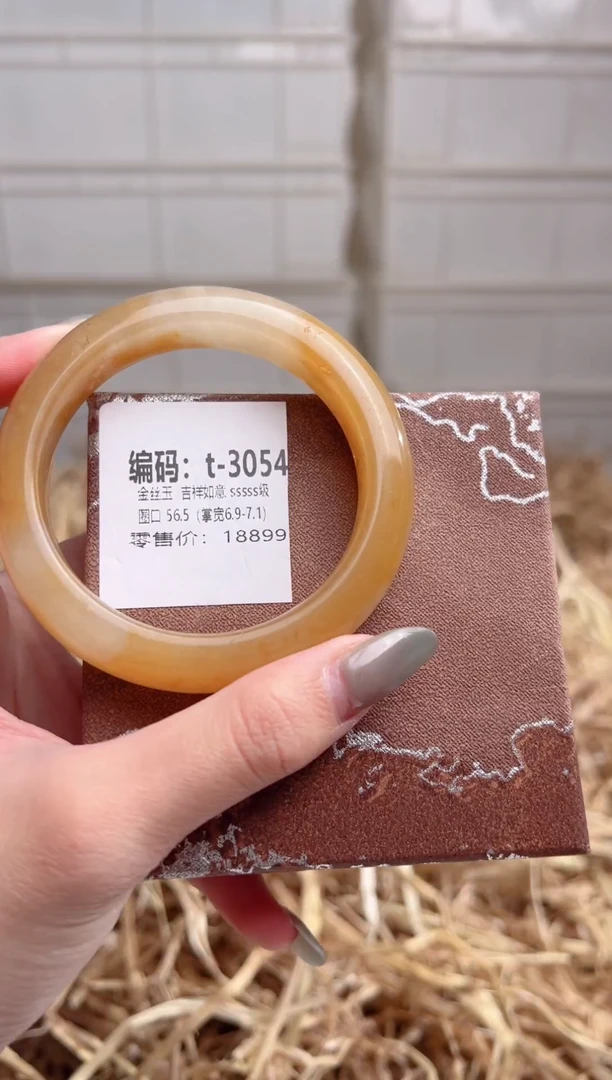 未镶嵌手镯石英质玉T3054