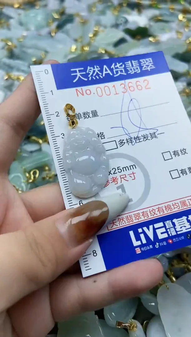 【闪购商品】翡翠颈饰未镶嵌天然A货翡翠