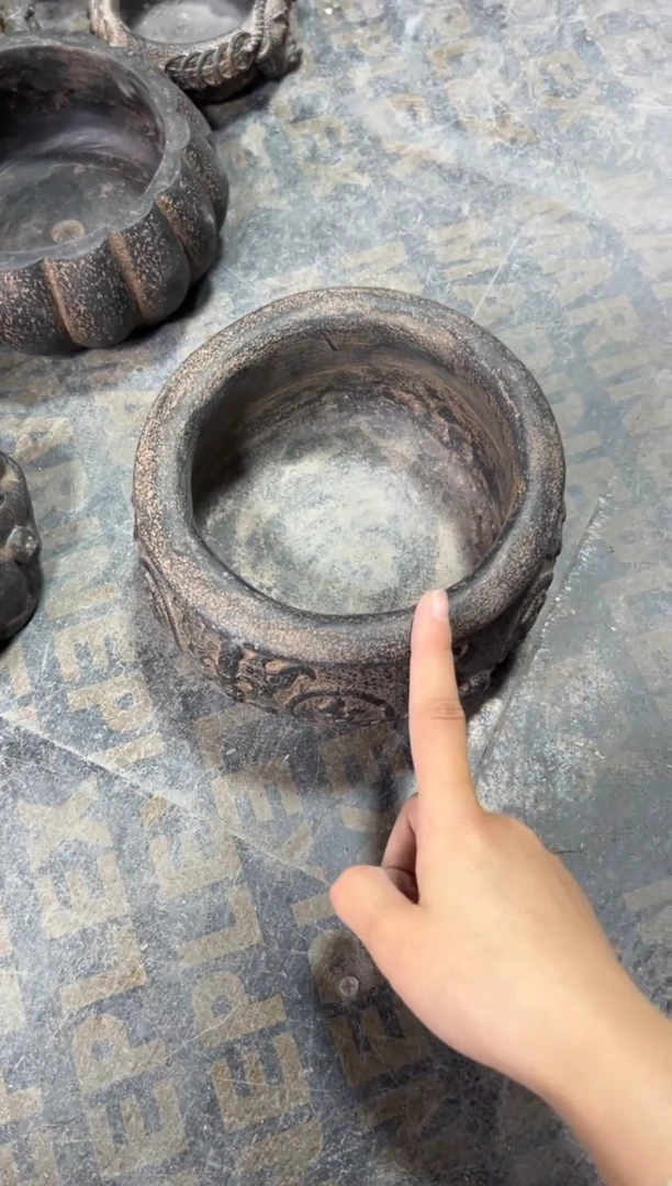 陶土【火山泥】聚宝盆