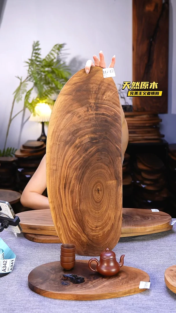 木北美黑胡桃原木.干裂疤结不属于商品质量问题完美主义者慎拍