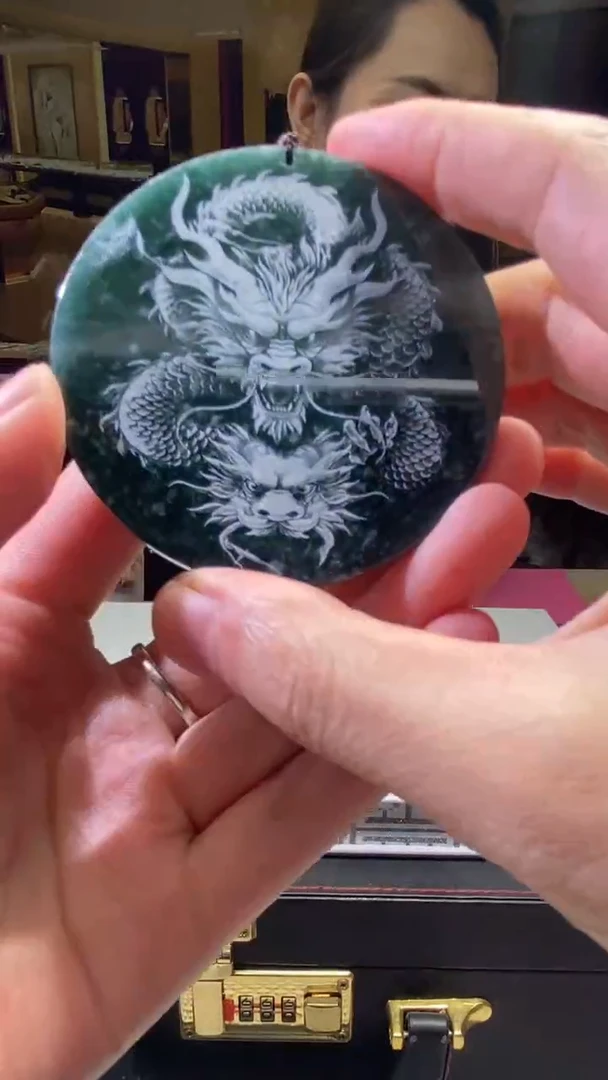颈饰未镶嵌翡翠9.27天然翡翠A货007（商品多样性发其一）