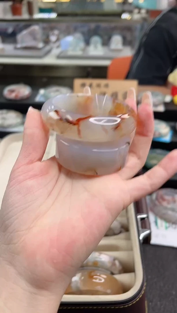 未镶嵌手镯石英质玉55圈口（赠品镯心6680855）
