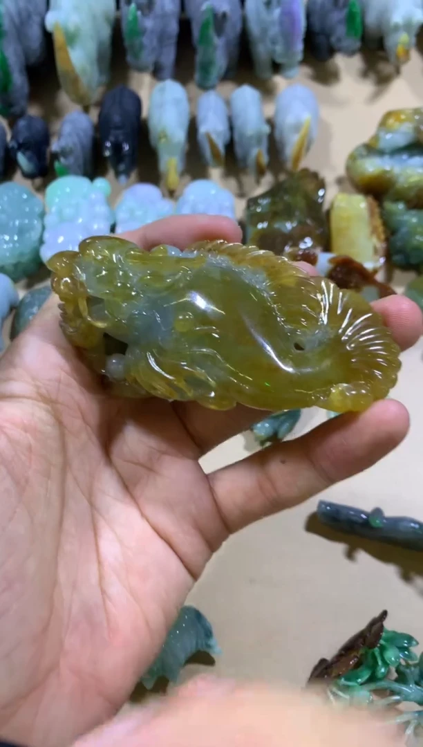 未镶嵌摆件翡翠用****3翡翠摆件