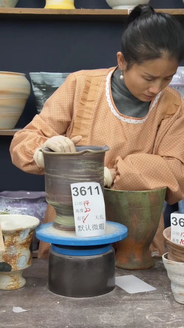 景德镇花盆默认微瑕3611【微瑕】