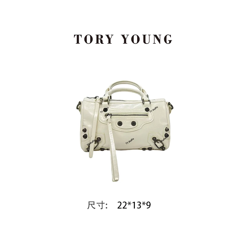 【TY】SK-62740-陶白 轻奢高级韩版单肩潮流时尚简约女包
