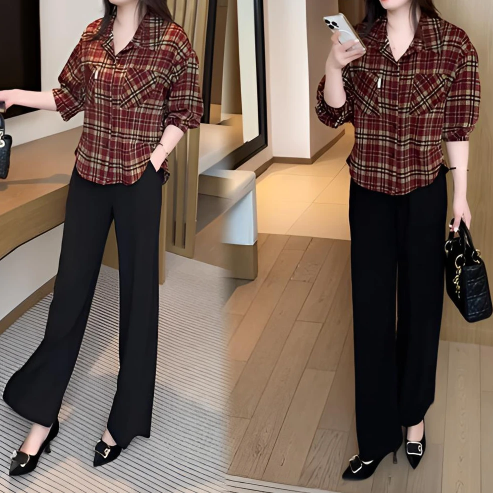 【品牌】春秋穿搭衬衫休闲时尚洋气气质显瘦减龄女神长袖上衣17