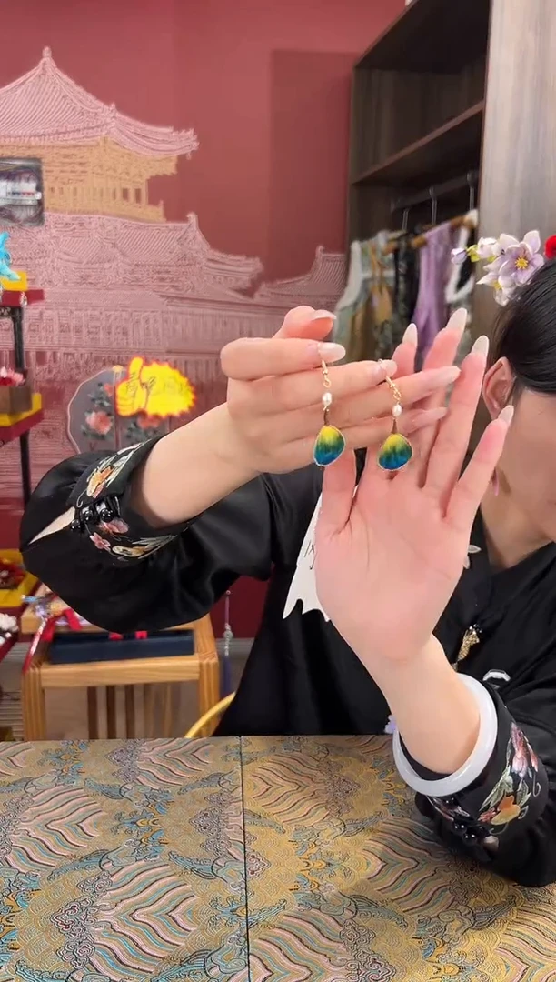 【闪购商品】刺绣苏绣世家非遗手工（耳环）