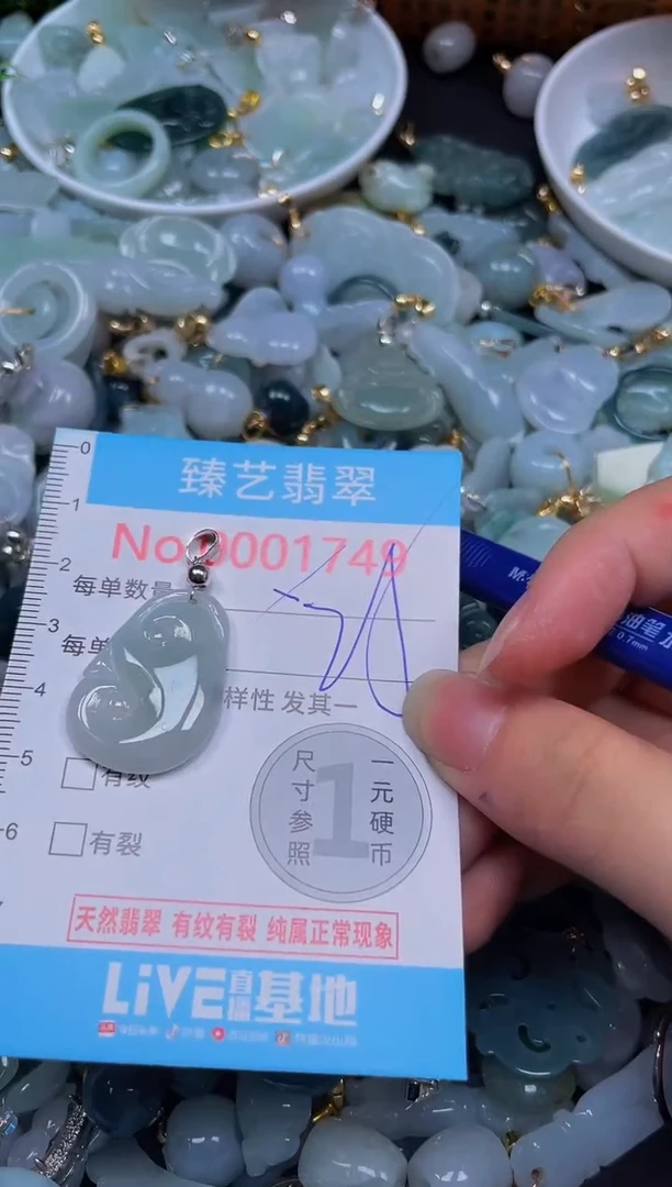 吊坠(不含链)未镶嵌翡翠1749