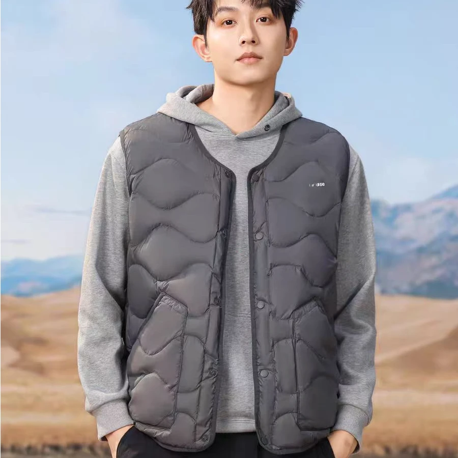 【666】1109/21-545/180  马甲秋冬保暖外搭纯色立领无袖背心马甲