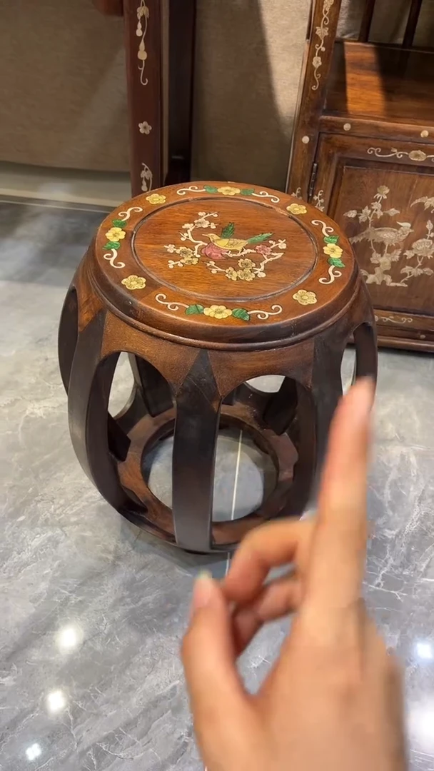 木喜鹊登梅 鼓凳