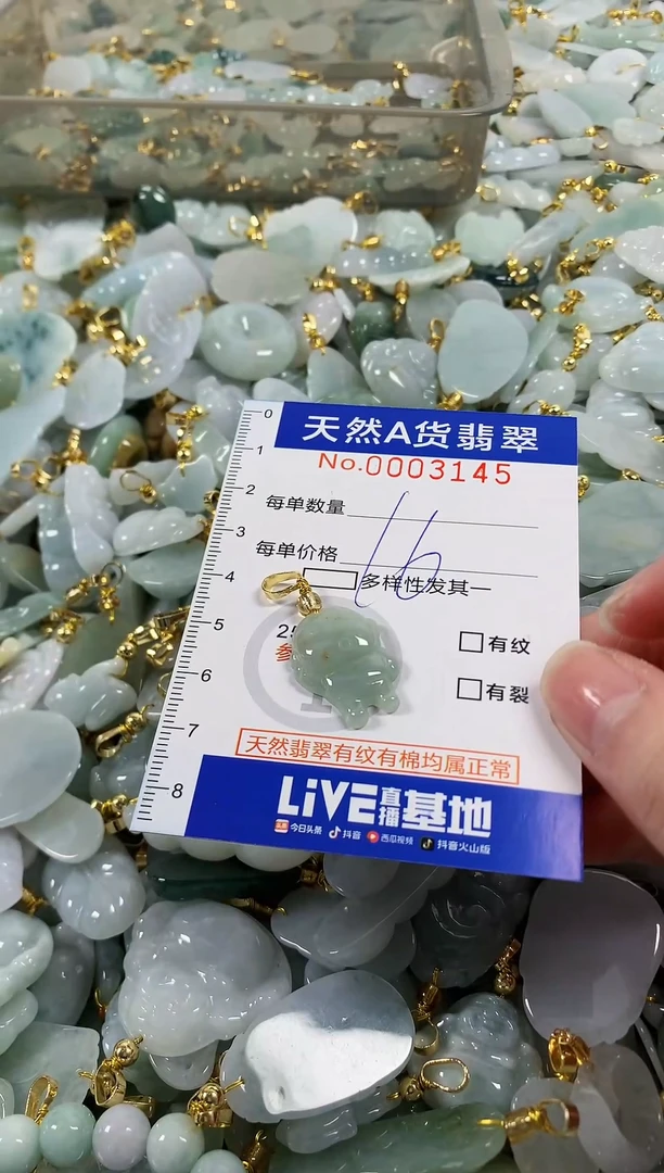 颈饰未镶嵌翡翠天然a货翡翠
