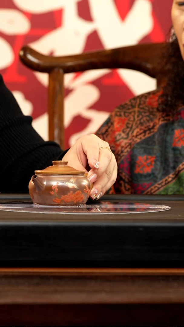 【闪购商品】紫砂茶壶YJY 红金砂 汉瓦