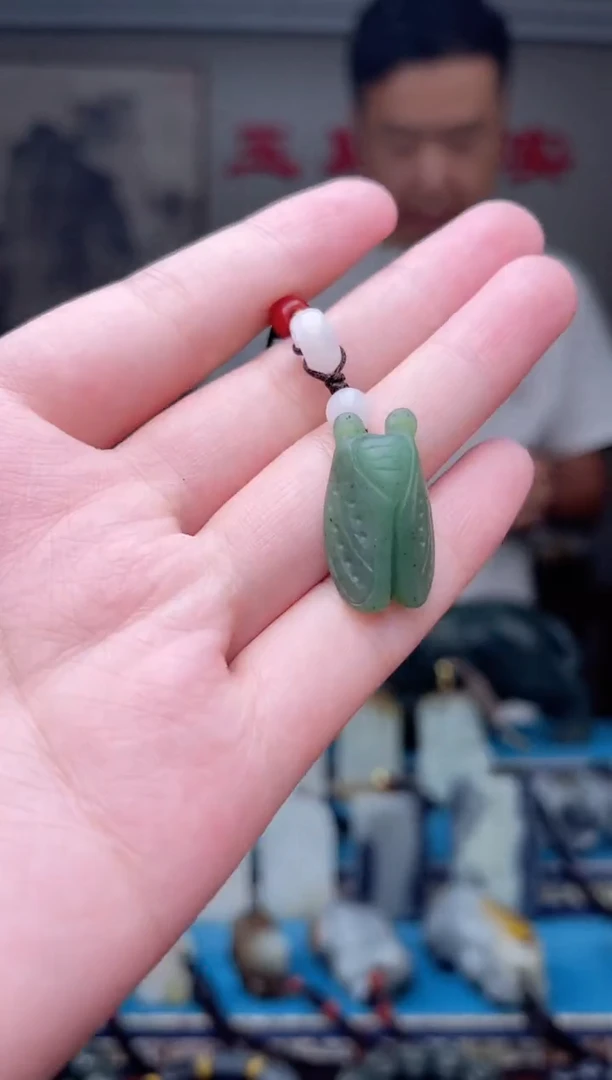 和田玉未镶嵌挂件1