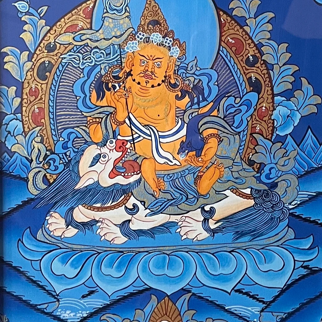 XMLY0952藏传艺术作品-财宝天王