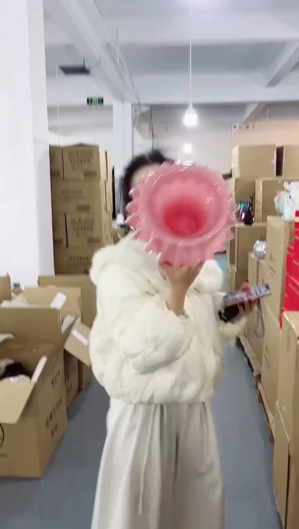 【闪购商品】玻璃私花主义花瓶厂-微瑕--TGES