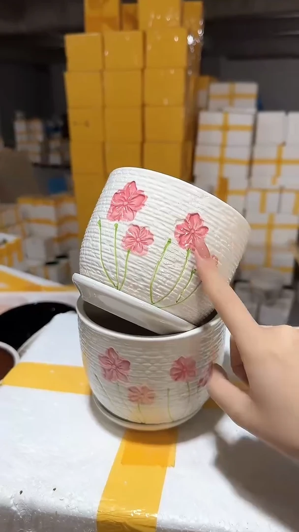 高温陶瓷花盆+Q889