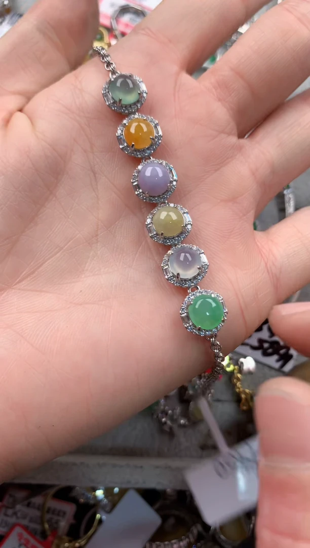 银S925镶嵌戒指翡翠333----2