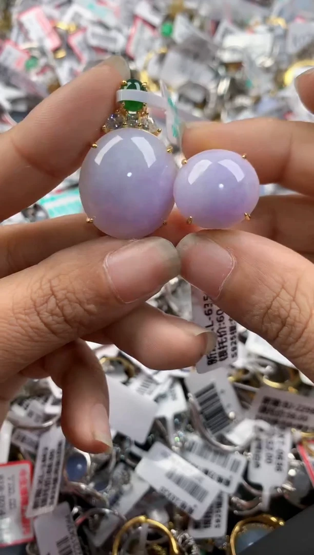 银S925镶嵌戒指翡翠141414----7