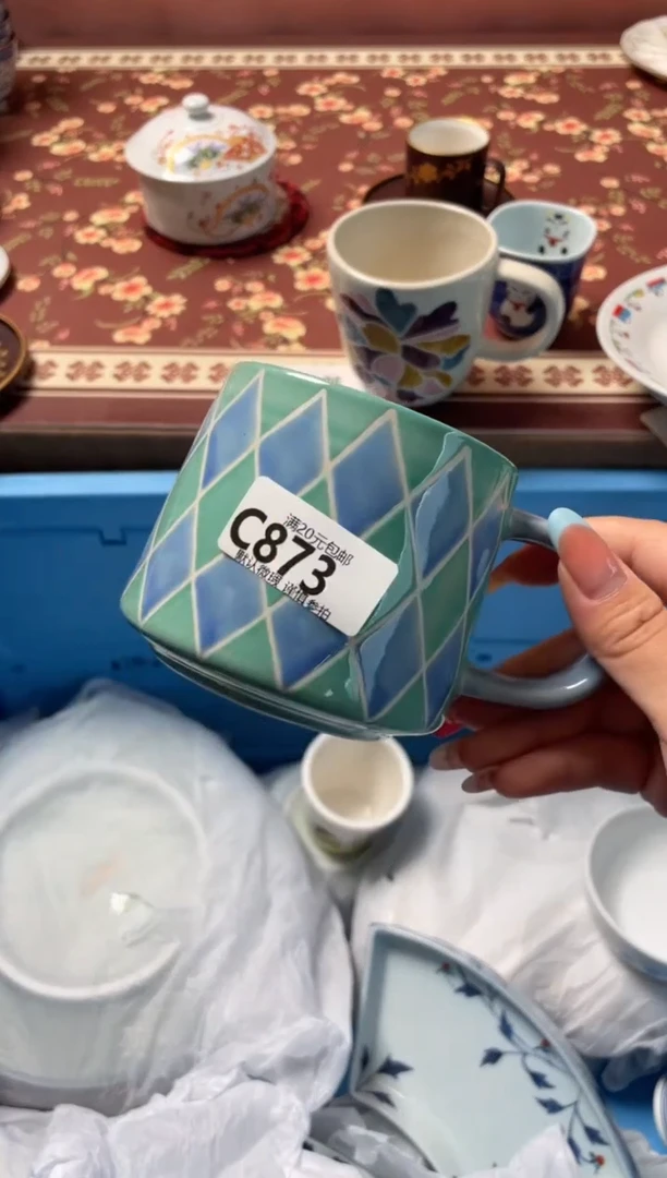 瓷片锦*瓷器瓷器C873