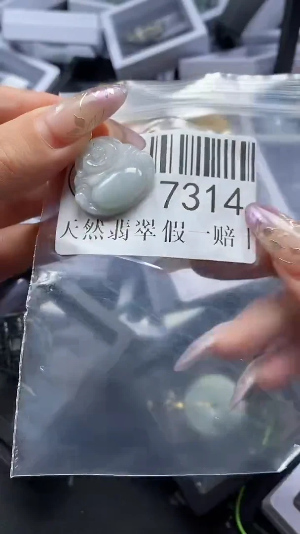 吊坠(不含链)未镶嵌翡翠7314