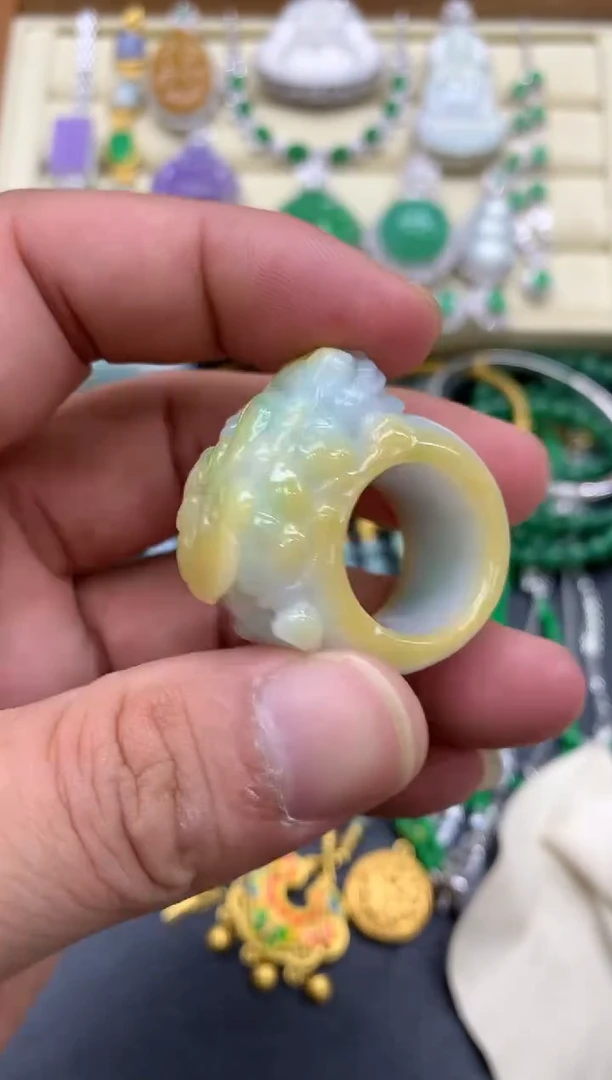 翡翠戒指未镶嵌578-中国好珍宝